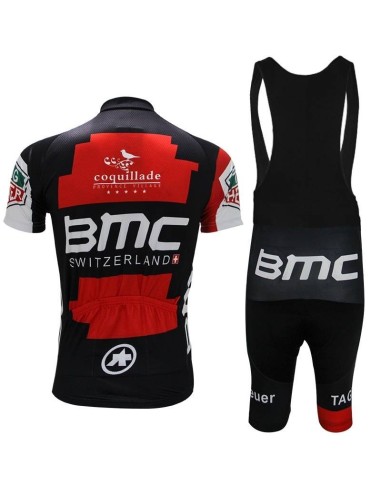 Conjunto de ciclismo corto BMC para el verano, comodidad y frescura aseguradas