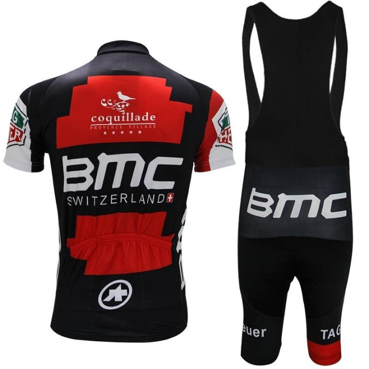 Conjunto de ciclismo corto BMC para el verano, comodidad y frescura aseguradas