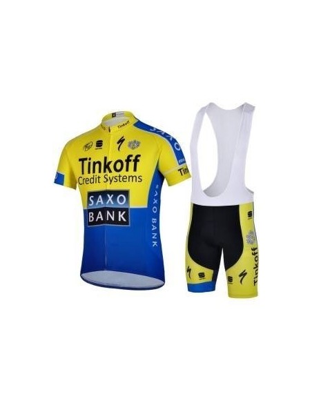 Conjunto de Ciclismo de Verano Saxo Bank: Comodidad y Estilo para tus Paseos