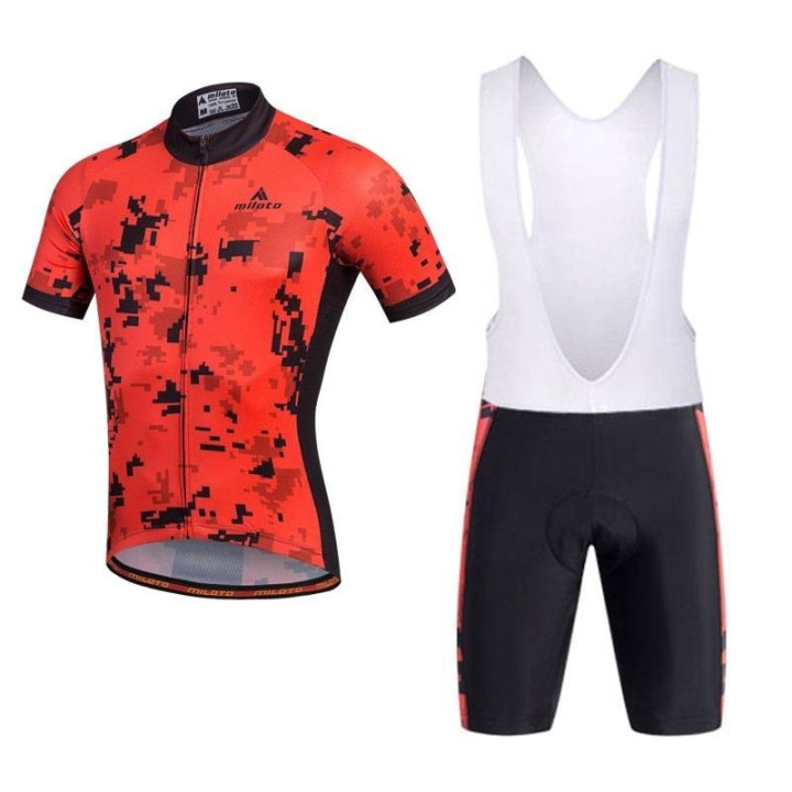 Conjunto de ciclismo corto Miloto para verano: comodidad y frescura en cada pedalada