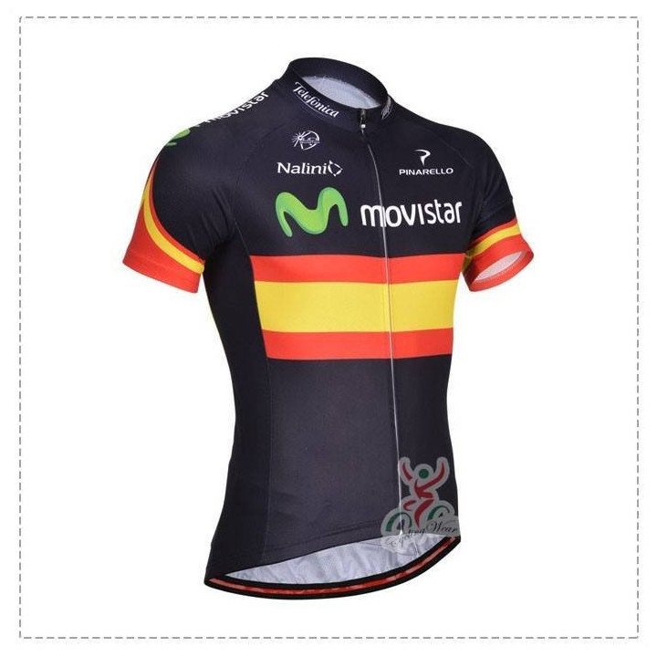 Maillot Ciclista Corto Movistar: comodidad y frescura para tus rutas