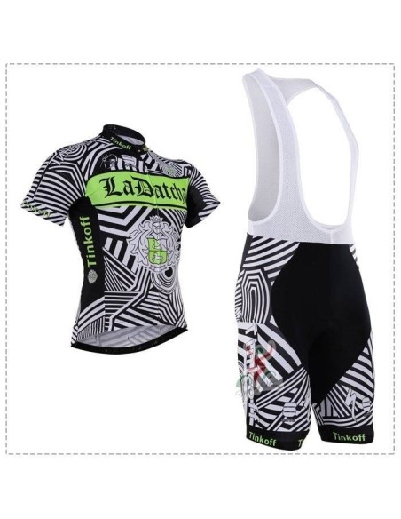 Conjunto de ciclismo corto Saxo Bank para el verano, comodidad y estilo a tu alcance