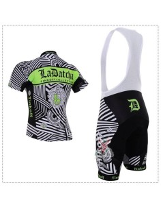 Conjunto de ciclismo corto Saxo Bank para el verano, comodidad y estilo a tu alcance 2