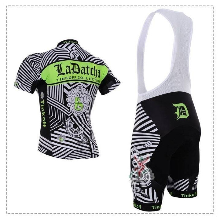 Conjunto de ciclismo corto Saxo Bank para el verano, comodidad y estilo a tu alcance