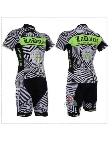 Conjunto de ciclismo corto Saxo Bank para el verano, comodidad y estilo a tu alcance