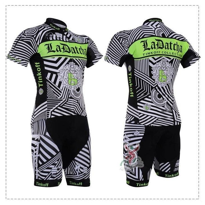 Conjunto de ciclismo corto Saxo Bank para el verano, comodidad y estilo a tu alcance