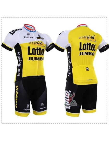 Conjunto de ciclismo corto Lotto: comodidad y frescura para tus paseos de verano