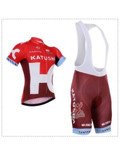 Conjunto de ciclismo Katusha para el verano: comodidad y frescura en cada pedalada