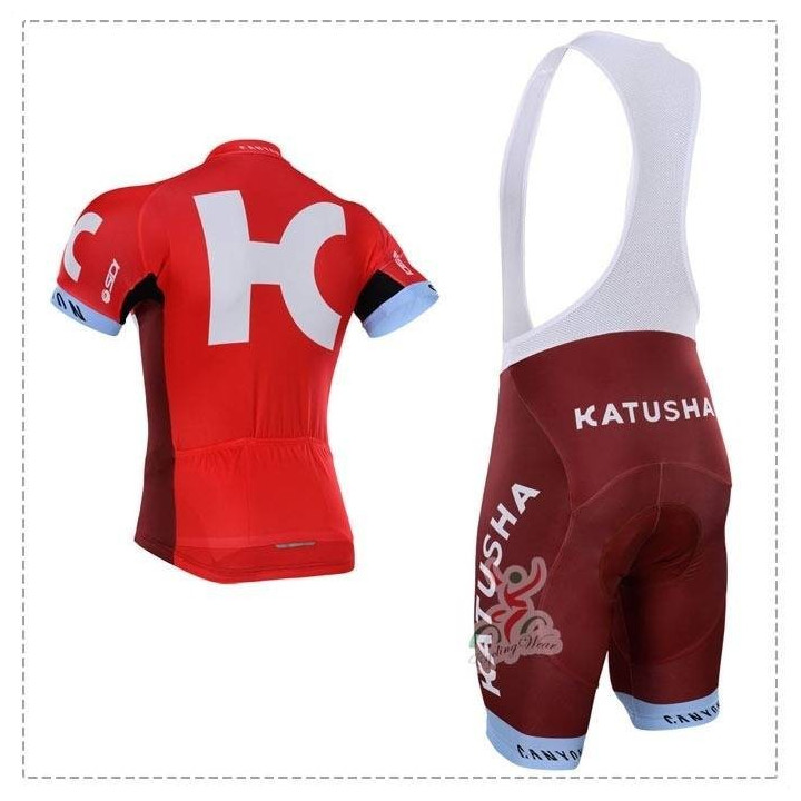 Conjunto de ciclismo Katusha para el verano: comodidad y frescura en cada pedalada