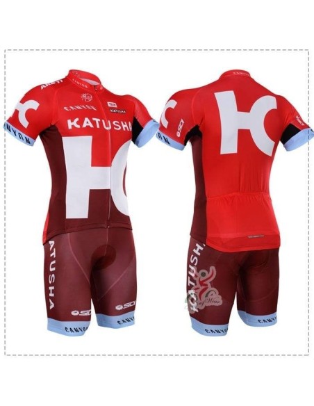 Conjunto de ciclismo Katusha para el verano: comodidad y frescura en cada pedalada
