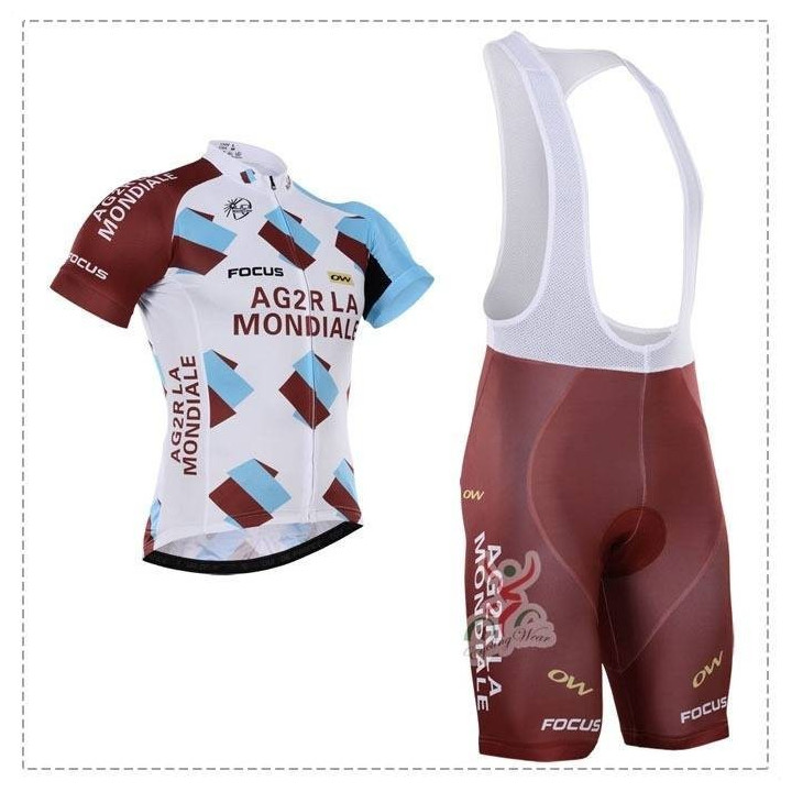 Conjunto de ciclismo corto AG2R para este verano: comodidad y frescura en cada pedaleada