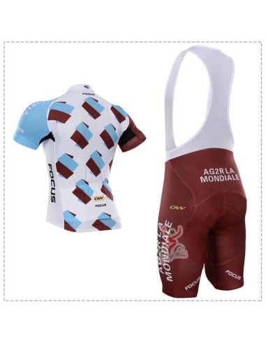 Conjunto de ciclismo corto AG2R para este verano: comodidad y frescura en cada pedaleada