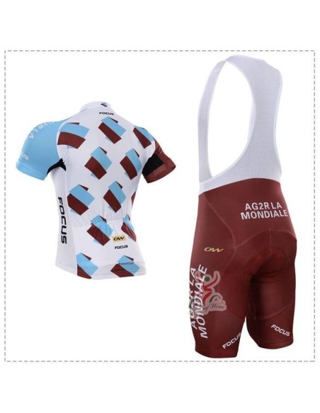 Conjunto de ciclismo corto AG2R para este verano: comodidad y frescura en cada pedaleada