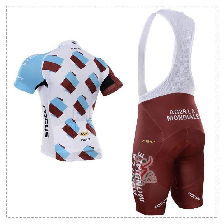 Conjunto de ciclismo corto AG2R para este verano: comodidad y frescura en cada pedaleada