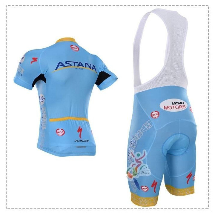 Ropa de ciclismo Astana para el verano que te hará sentir genial