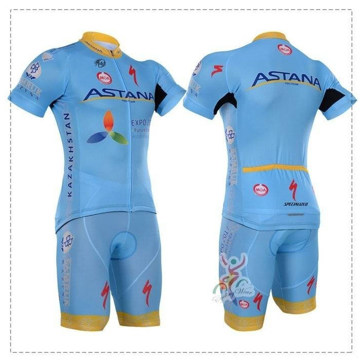 Ropa de ciclismo Astana para el verano que te hará sentir genial