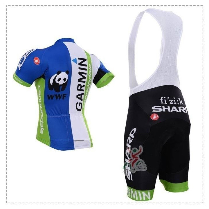 Conjunto de ciclismo corto Garmin para disfrutar del verano en la bici