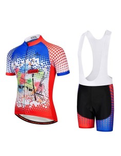 Conjunto de ciclismo corto Miloto France para un verano cómodo y fresco