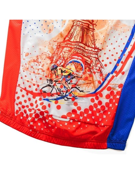 Conjunto de ciclismo corto Miloto France para un verano cómodo y fresco