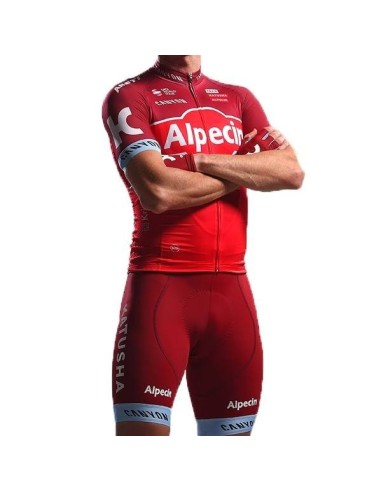 Conjunto de ciclismo corto Alpecin Katusha para el verano, comodidad y frescura en cada pedalada