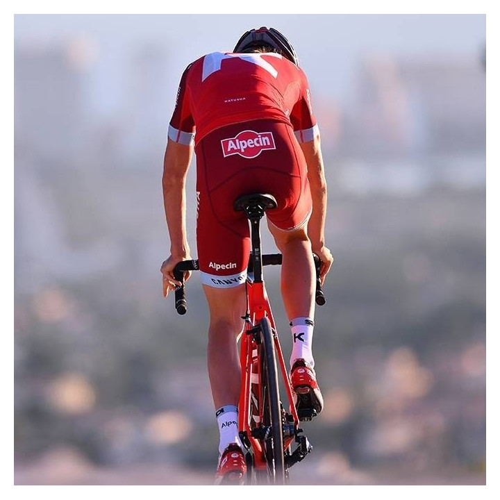 Conjunto de ciclismo corto Alpecin Katusha para el verano, comodidad y frescura en cada pedalada