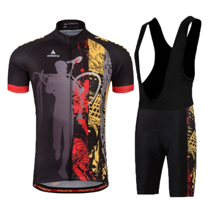 Conjunto de ciclismo corto Miloto para un verano cómodo y fresco