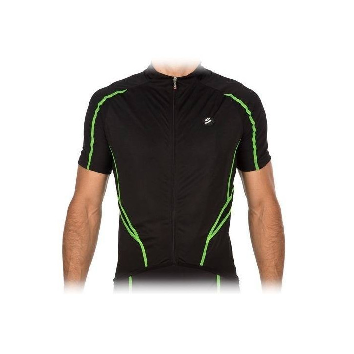 Maillot Ciclista Spiuk Tean Men Jersey Negro para rodar cómodo y fresco