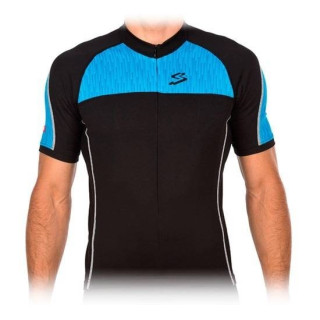 Maillot Spiuk Race Men en Negro y Azul: Comodidad y Frescura para Ciclistas