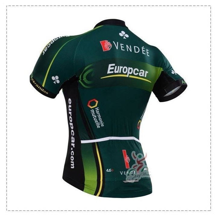 Maillot Corto Europcar: comodidad y frescura para tus rutas en bici