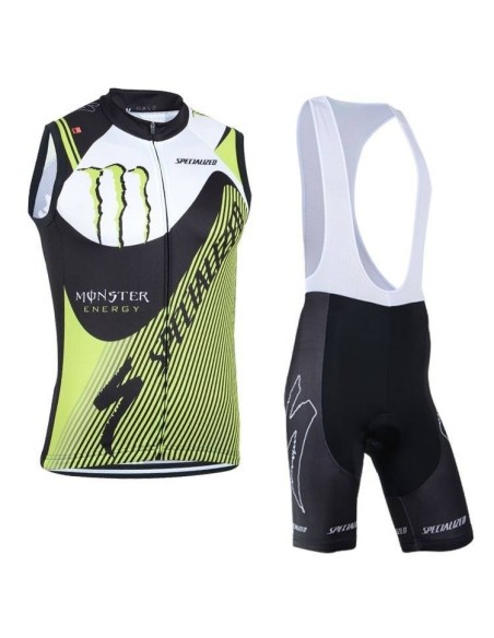 Conjunto de Ciclismo Sin Mangas Monster: Comodidad y Estilo para el Verano