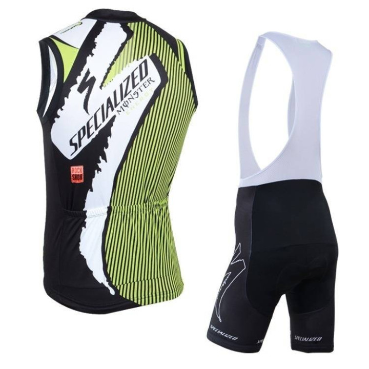 Conjunto de Ciclismo Sin Mangas Monster: Comodidad y Estilo para el Verano