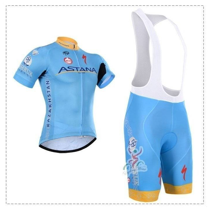 Conjunto de ciclismo Astana para verano: comodidad y estilo en cada pedaleada