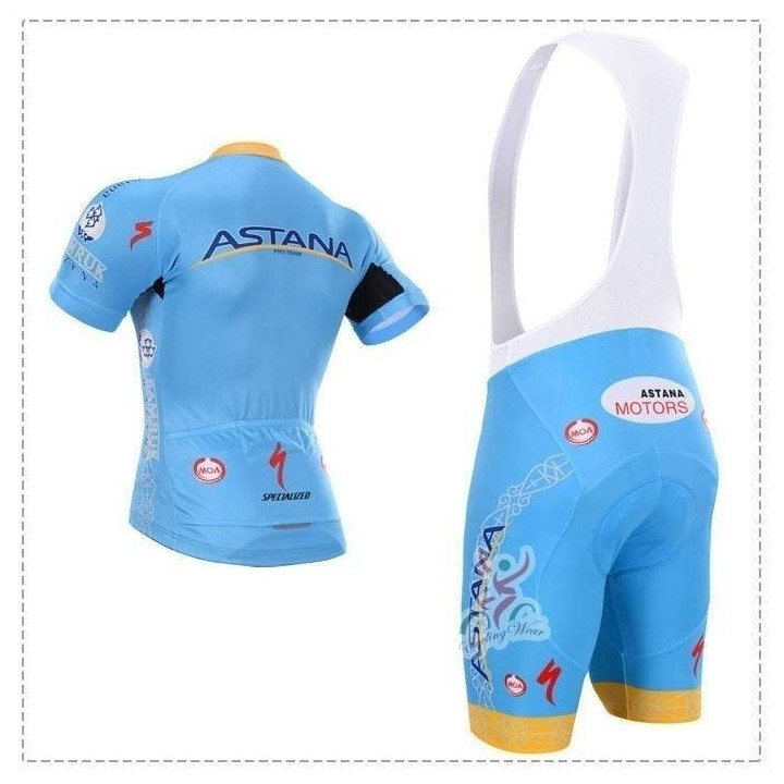 Conjunto de ciclismo Astana para verano: comodidad y estilo en cada pedaleada
