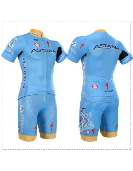 Conjunto de ciclismo Astana para verano: comodidad y estilo en cada pedaleada