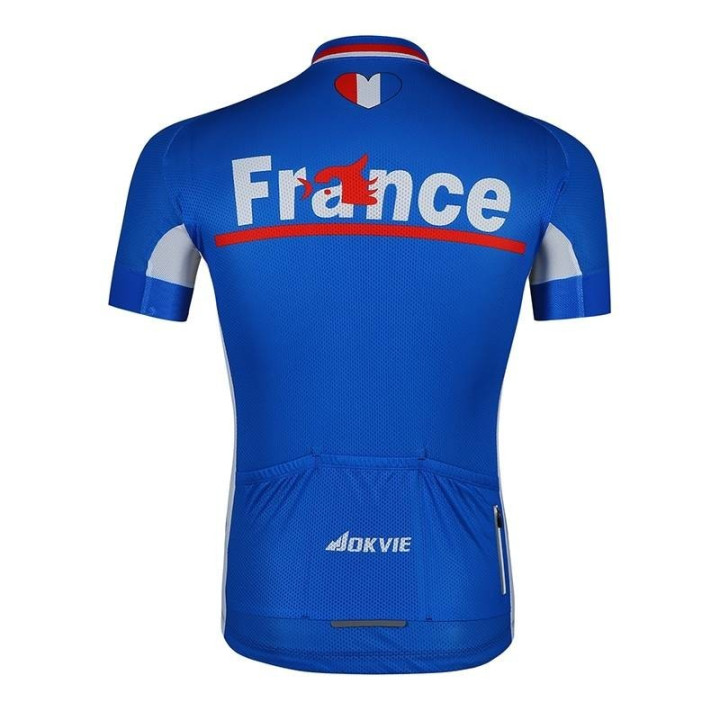 Maillot Ciclista Francia Mundial: comodidad y frescura en cada ruta