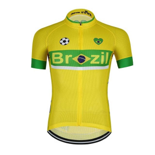 Maillot Ciclista Brasil Mundial: comodidad y frescura para tus rutas