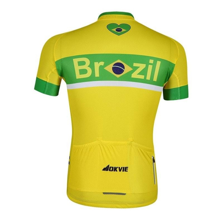 Maillot Ciclista Brasil Mundial: comodidad y frescura para tus rutas
