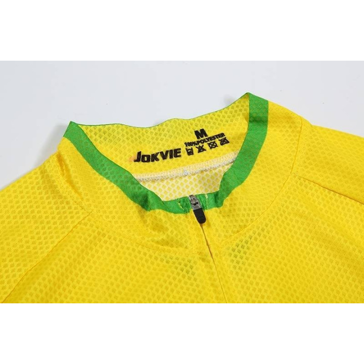 Maillot Ciclista Brasil Mundial: comodidad y frescura para tus rutas