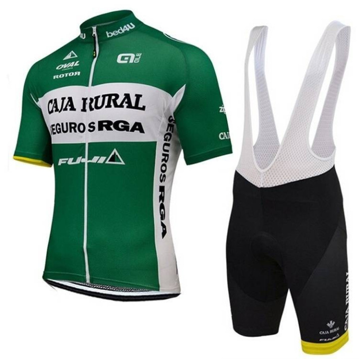 Conjunto de ciclismo corto CAJA RURAL para un verano cómodo y fresco