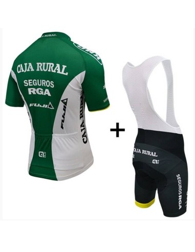 Conjunto de ciclismo corto CAJA RURAL para un verano cómodo y fresco