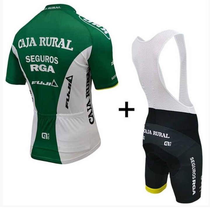Conjunto de ciclismo corto CAJA RURAL para un verano cómodo y fresco