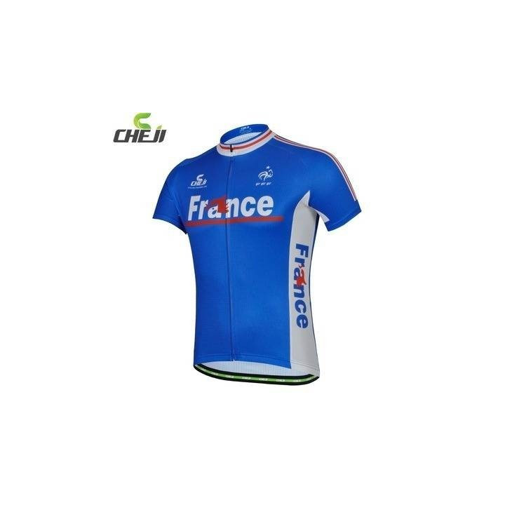 Maillot Ciclista Francia Mundial: comodidad y frescura para tus rutas