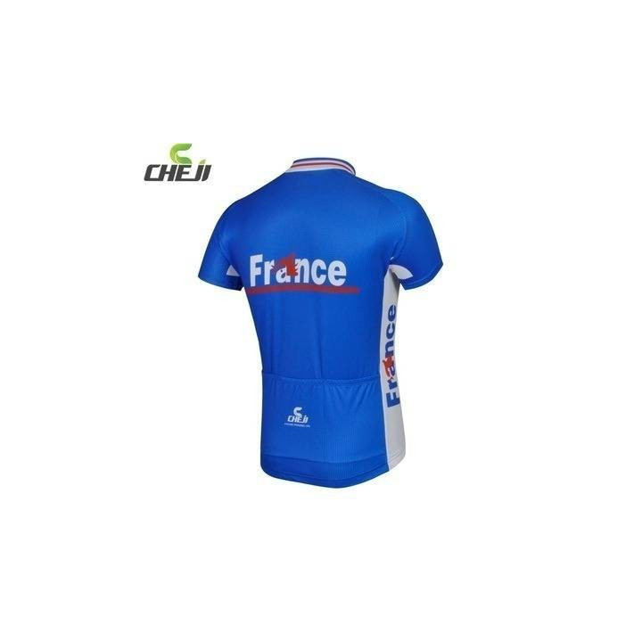 Maillot Ciclista Francia Mundial: comodidad y frescura para tus rutas