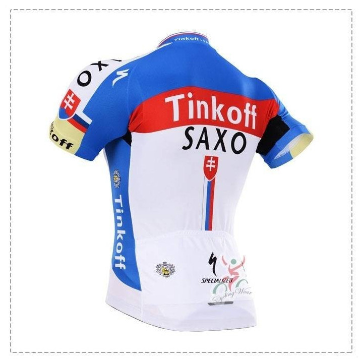 Maillot Ciclista Corto Saxo Bank: comodidad y frescura para tus rutas