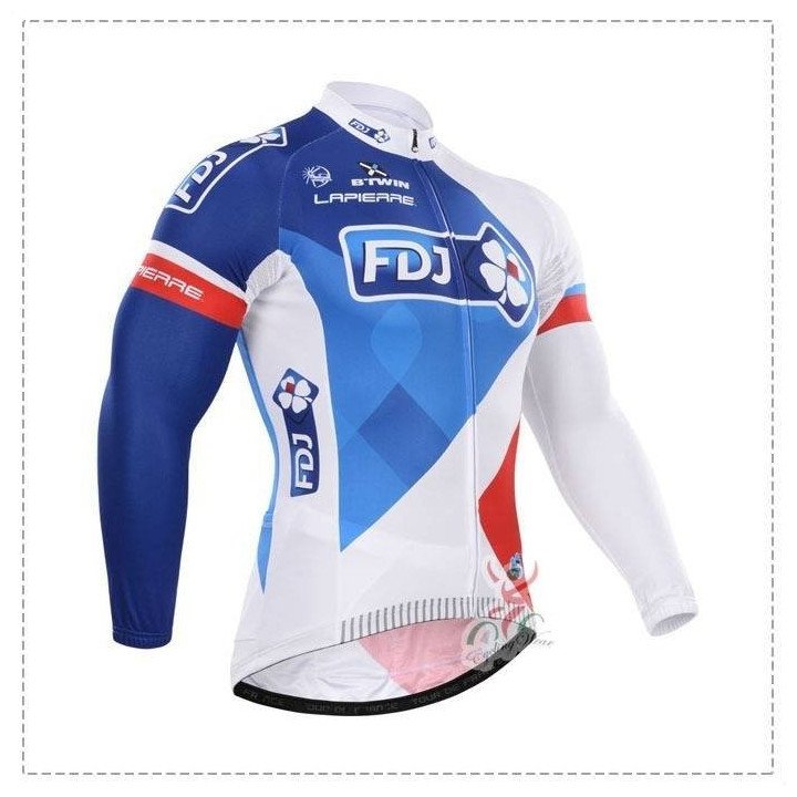 Maillot Ciclista Largo FDJ: comodidad y estilo para tus rutas en bici