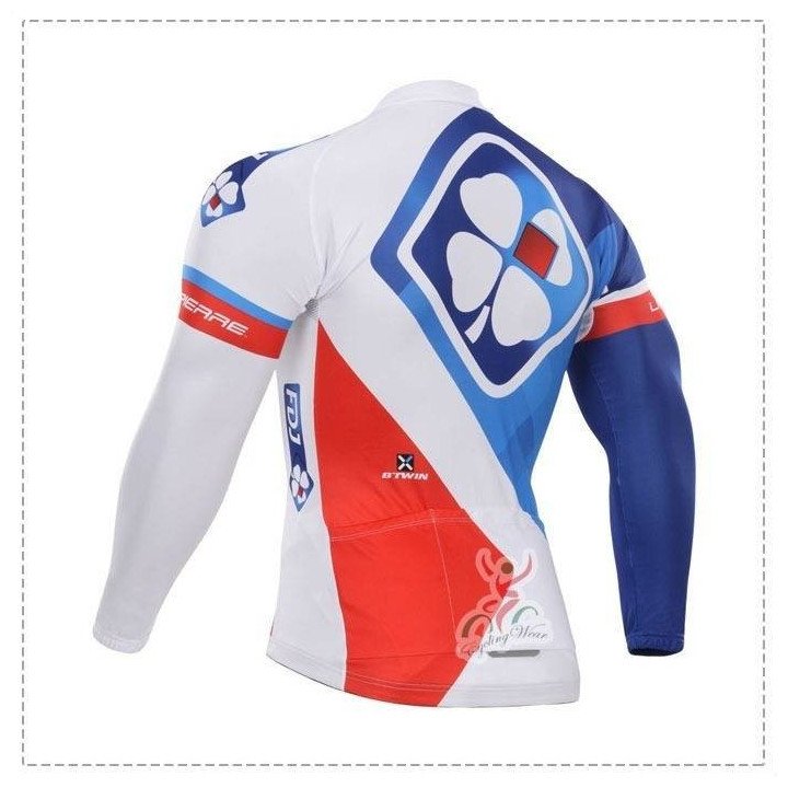 Maillot Ciclista Largo FDJ: comodidad y estilo para tus rutas en bici