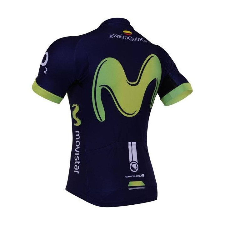 Maillot Ciclista Corto Movistar: comodidad y frescura para tus rutas