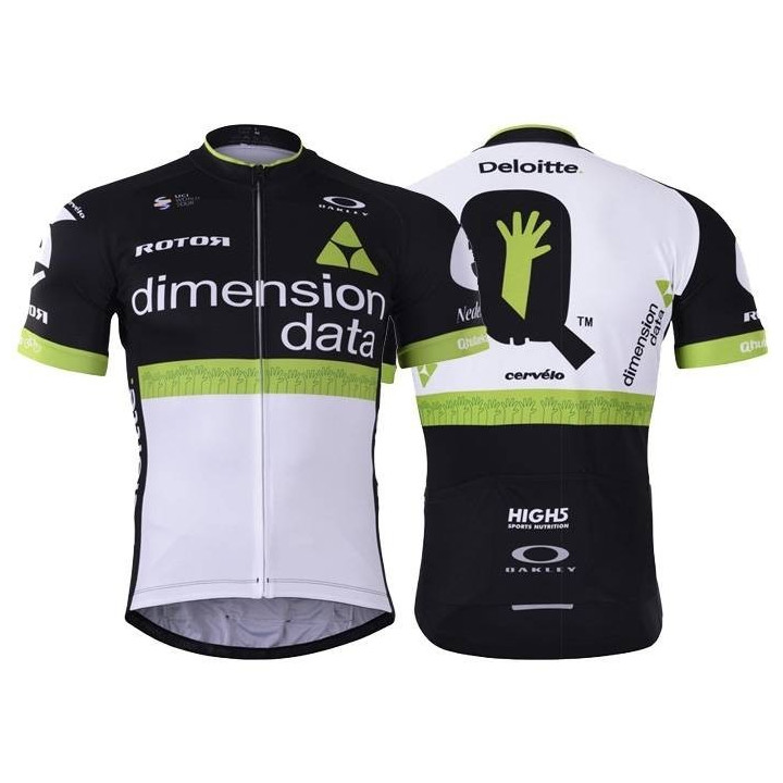 Maillot Ciclista Corto Dimension Data: comodidad y frescura para tus rutas