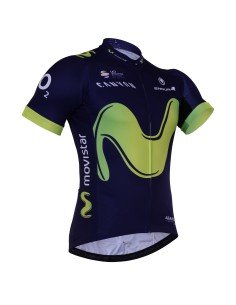 Maillot Ciclista Corto Movistar: comodidad y frescura para tus rutas