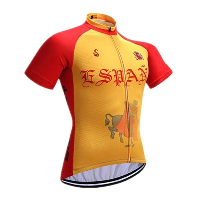 Maillot ciclista corto España: comodidad y frescura para tus rutas